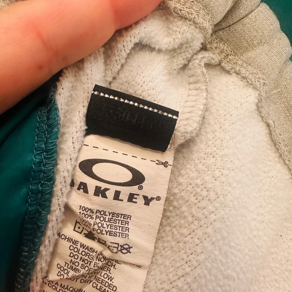 Oakley Teal and Gray Performance Jacket